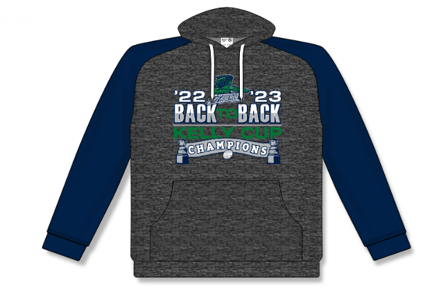 Everblades Hoodie - Back To Back Kelly Cup Champions
