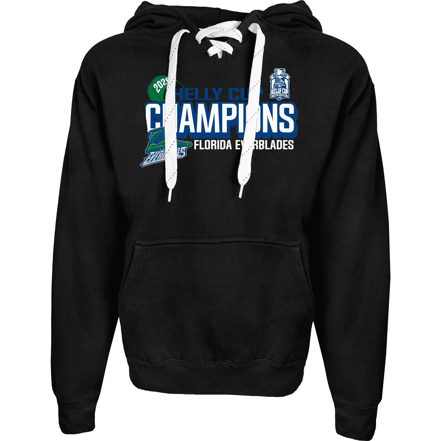 応援グッズ MLB CREST EMBLEM RIB FLCPOHOODIE 2XL Hoodie - 2026 Kelly Cup Champs Black– Florida Everblades
